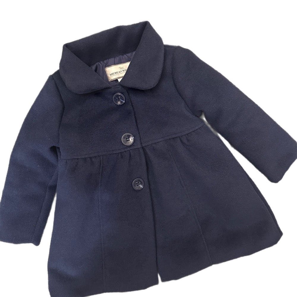 American Widgeon Navy Blue Three Button Coat